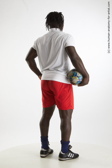 Sportswear Man Black Standing poses - ALL Muscular Medium Black Standing poses - simple Standard Photoshoot