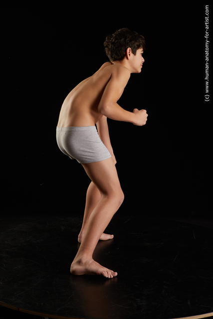 Underwear Man White Standing poses - ALL Slim Short Standing poses - bend over Black Standard Photoshoot